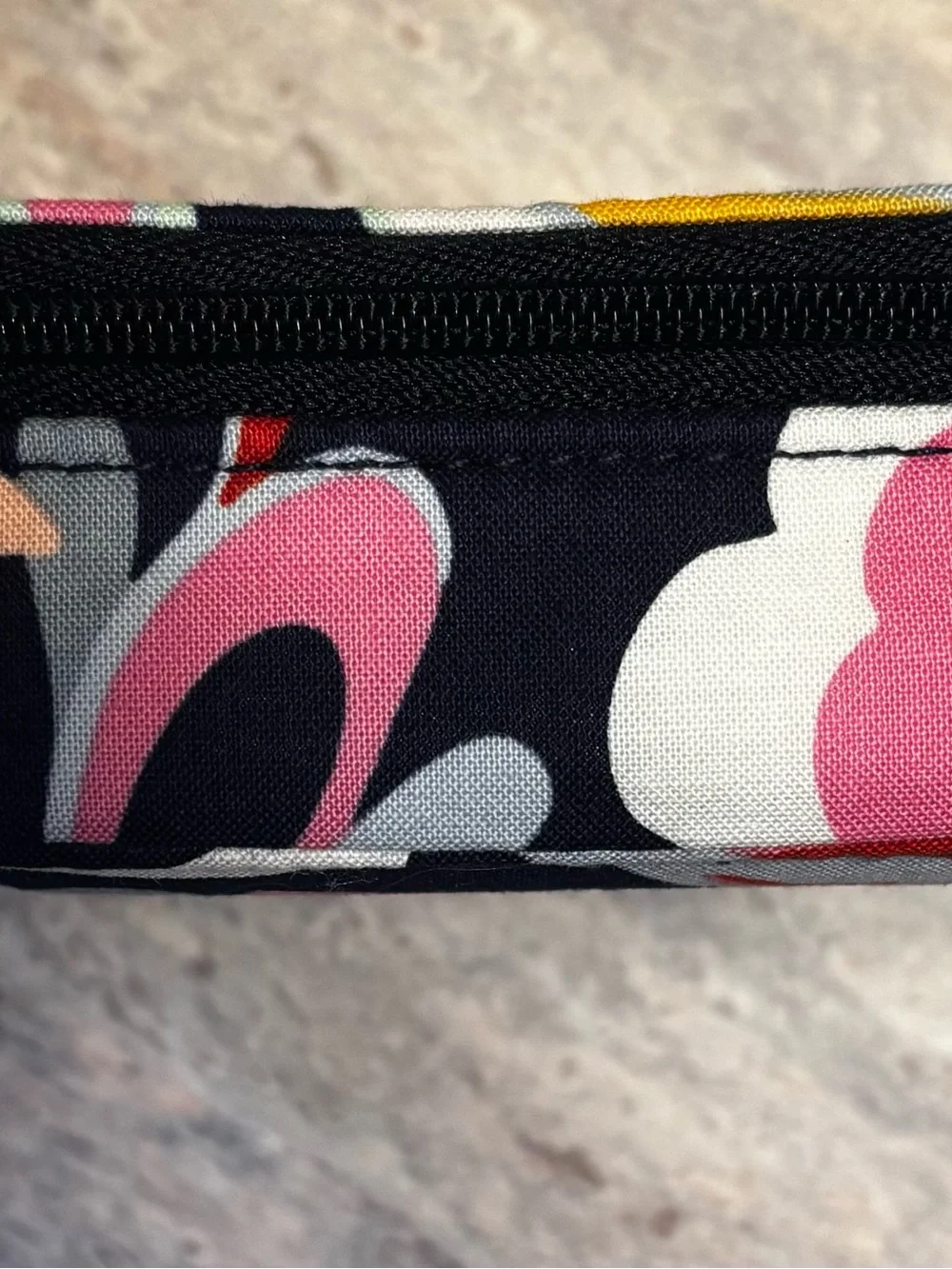 Vera Bradley Pink Red Navy Floral Travel Pill Case